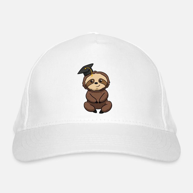 Graduation sloth Organic Baseball Cap
