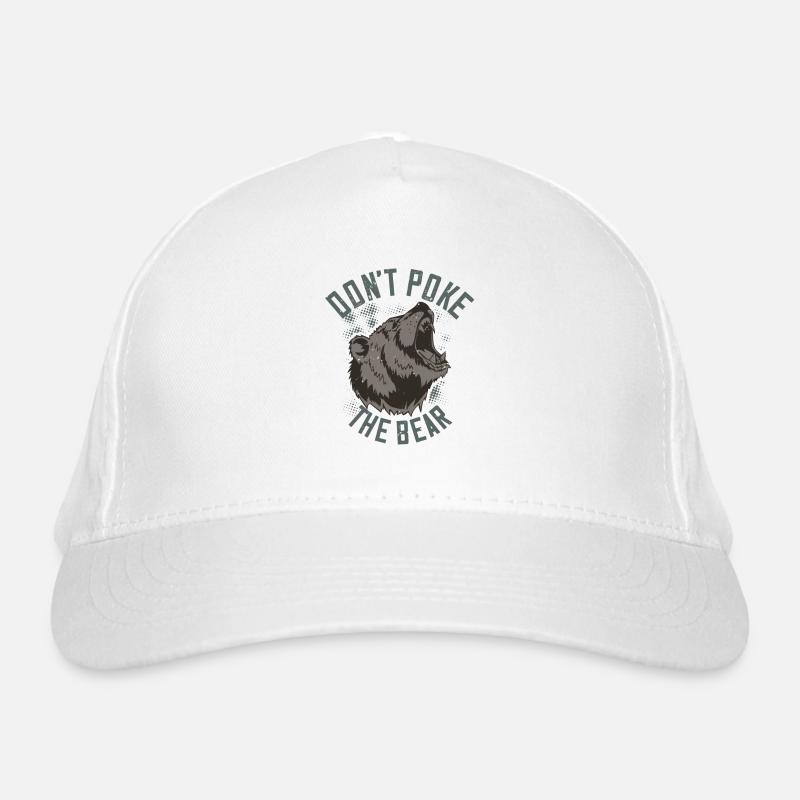 Nicht den Bären reizen Bio-Baseballkappe