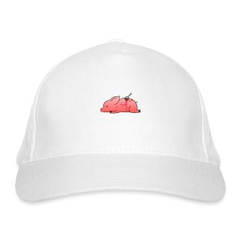 Dead Pig - Organic Baseball Cap - white - Front
