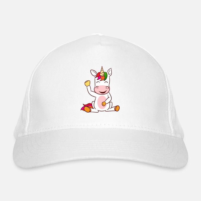 Licorne de vague - Casquette classique bio - blanc