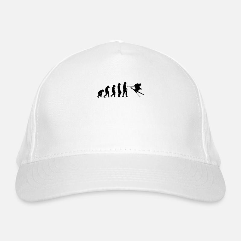 Ski Evolution Tshirt Bio-Baseballkappe