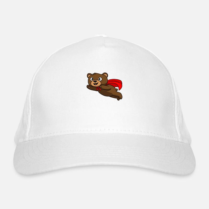 Super Bär Held Bio-Baseballkappe