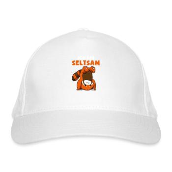 Ich Bin Seltsam Komisch Lustig Außenseiter - Bio-Baseballkappe - Weiß - Vorne