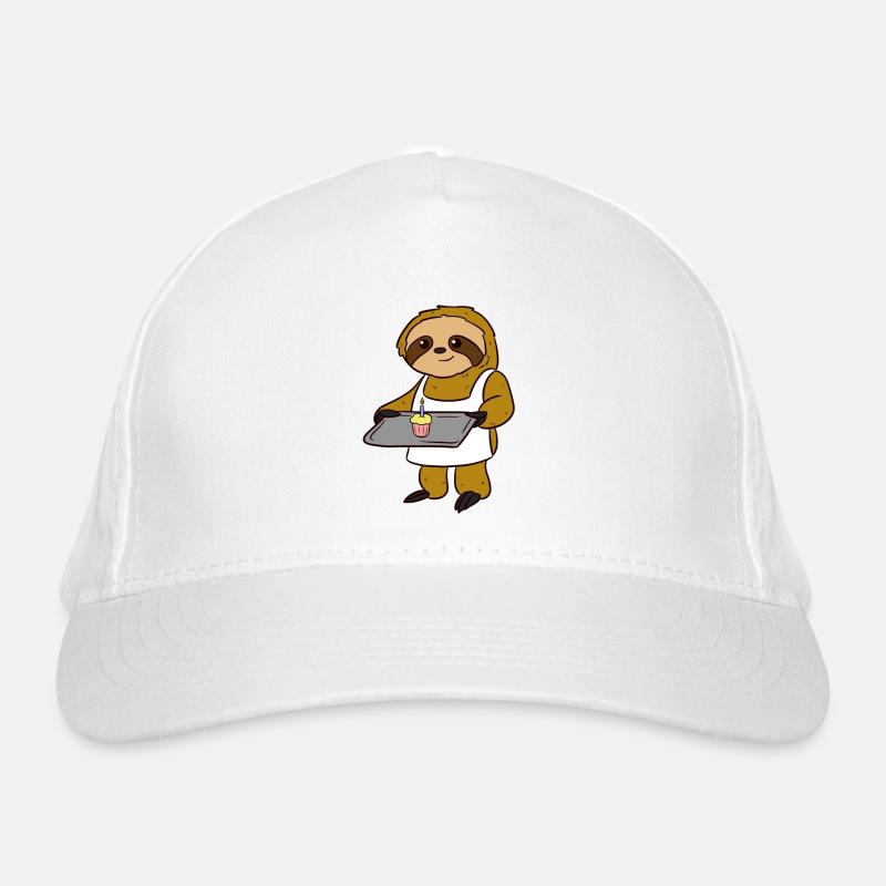 Bäcker - Bio-Baseballkappe - Weiß