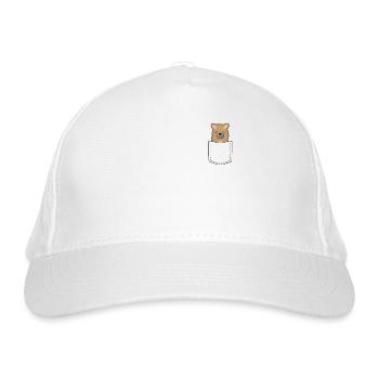 Lama dans le sac - Casquette classique bio - blanc - Devant