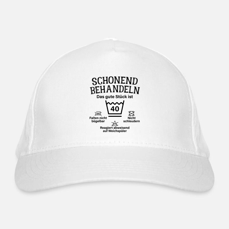Schonend Behandeln Vierzig Geschenk 40. Geburtstag Bio-Baseballkappe