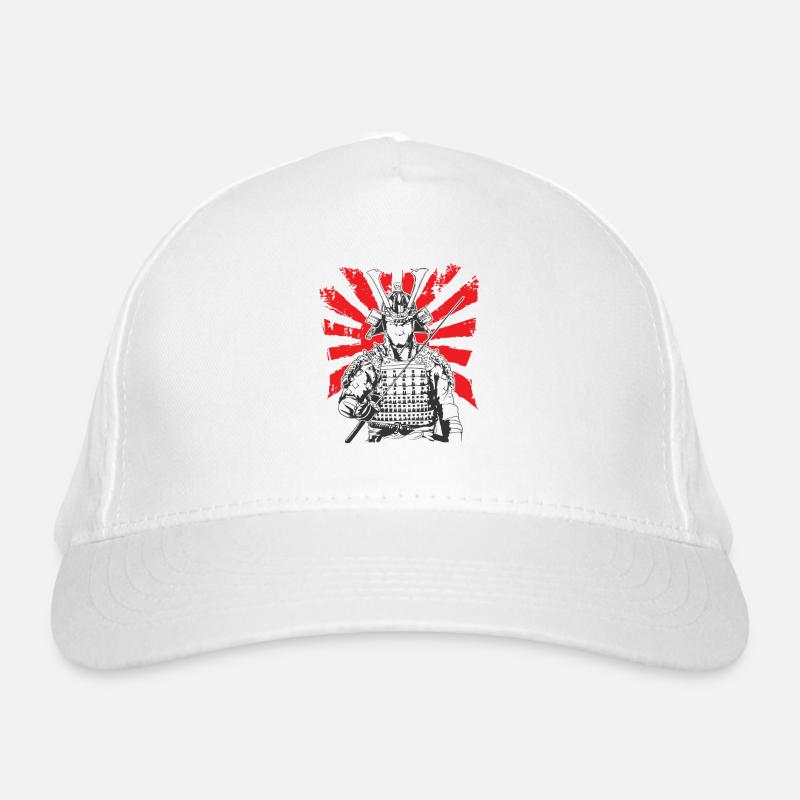 Samouraï épée Samouraï guerrier avec armure Casquette classique bio