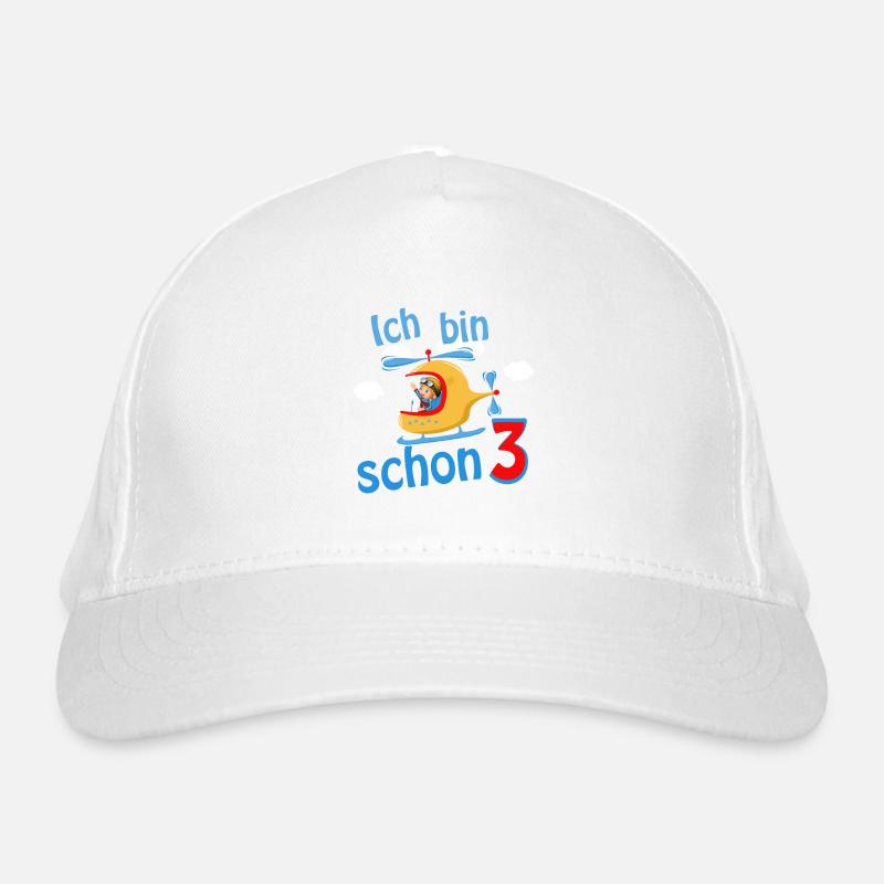 ich bin schon 3 Bio-Baseballkappe