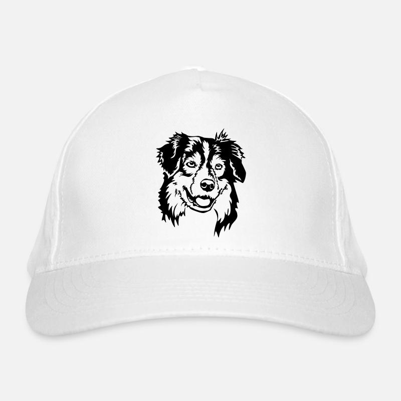 Tête de Shepherd australien Casquette classique bio