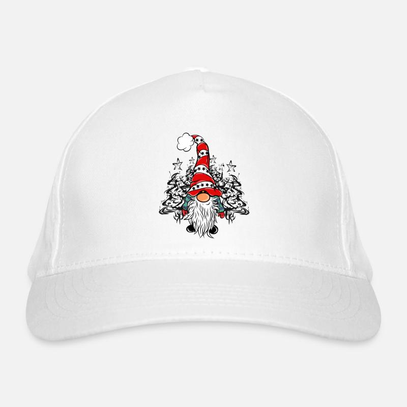 Gnome Art de Noël Casquette classique bio