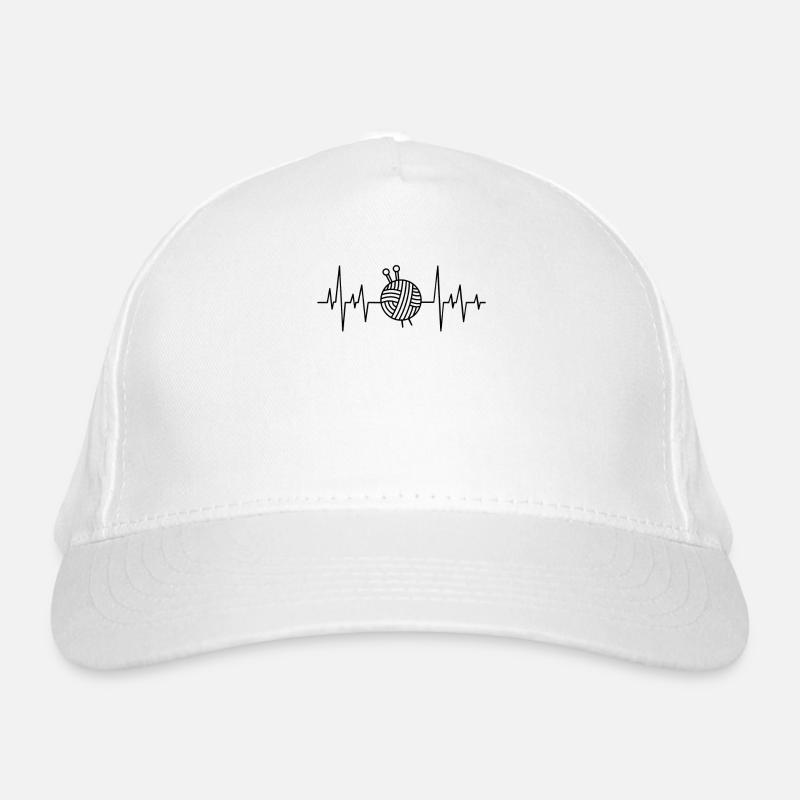 Crocheting Crochet Hook Wool Heartbeat Organic Baseball Cap