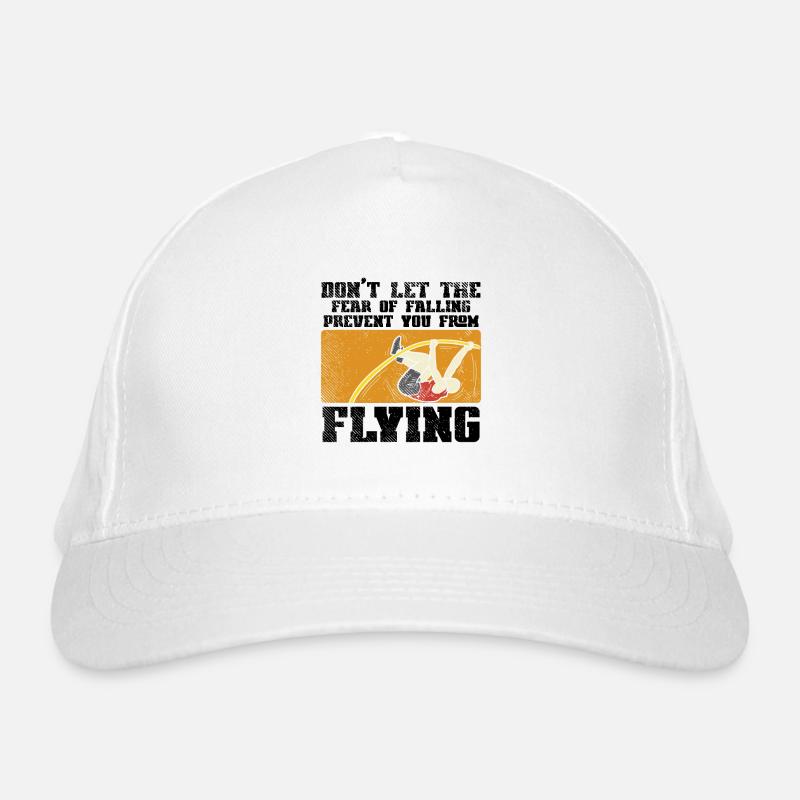 Saut à la perche - Casquette classique bio - blanc