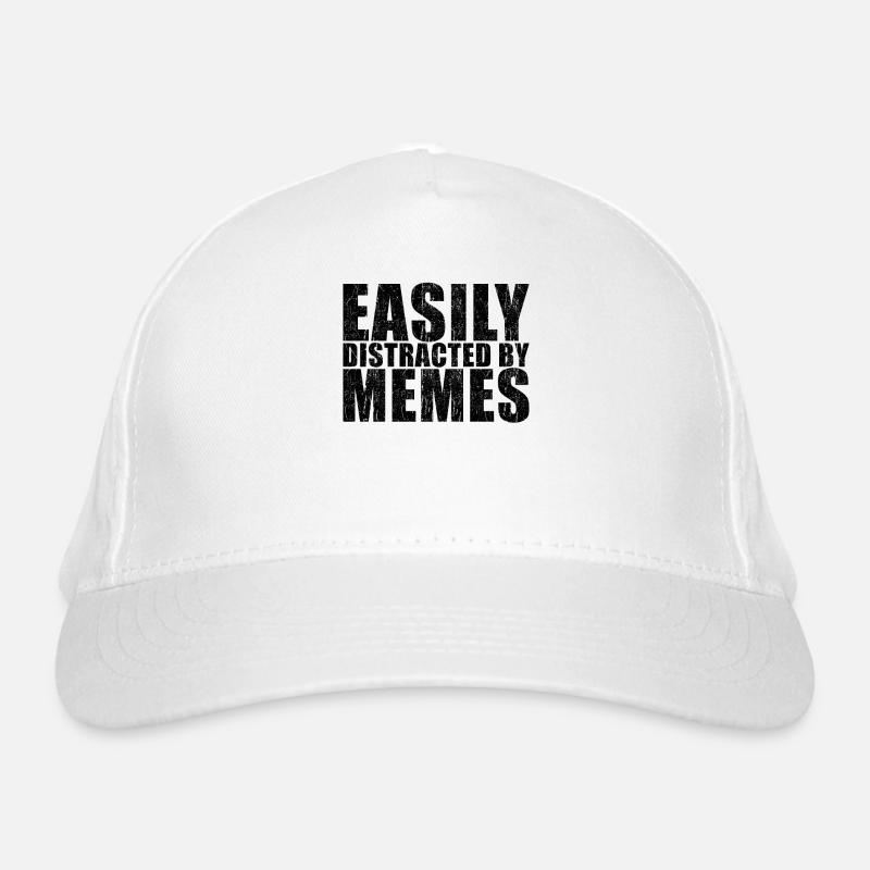 Meme funny saying Organic Baseball Cap