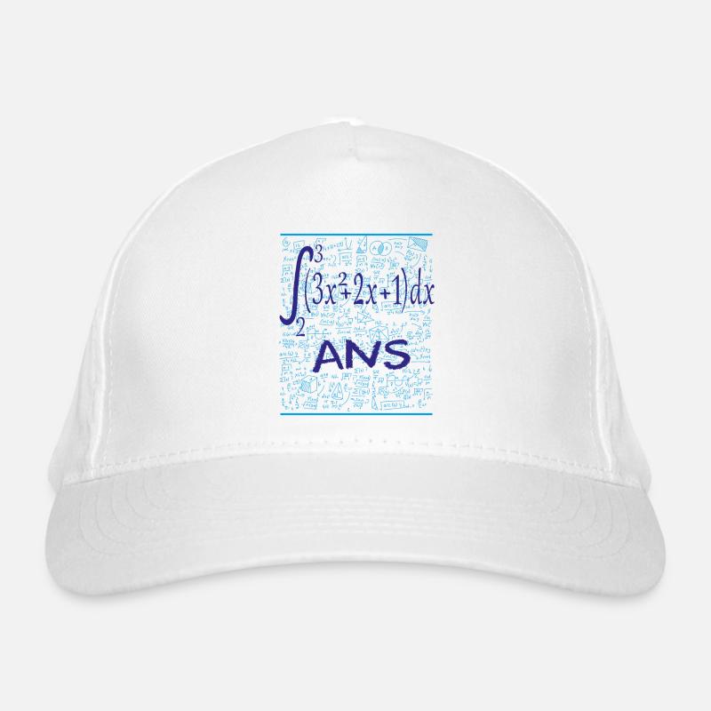 25e anniversaire 25 ans intégrale mathématique Casquette classique bio