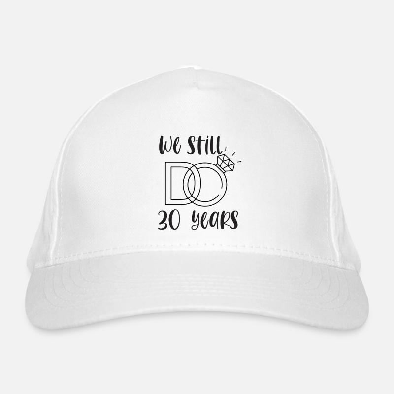 30. Hochzeitstag Perlenhochzeit Hochzeit Geschenk Bio-Baseballkappe