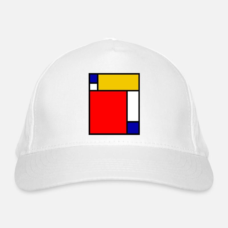 Mondrian 4 Bio-Baseballkappe