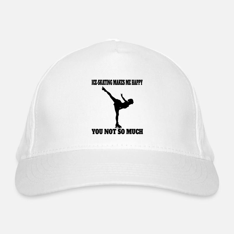 Eiskunstlaufen Eislauf Schlittschuh Eiskunstlauf Bio-Baseballkappe