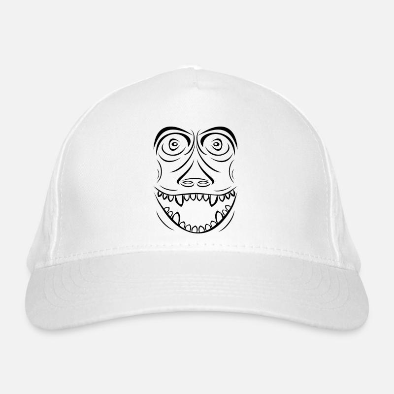 Funny Monkey Voodoo Style black Organic Baseball Cap