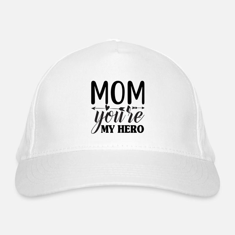 Maman tu es mon héros Casquette classique bio