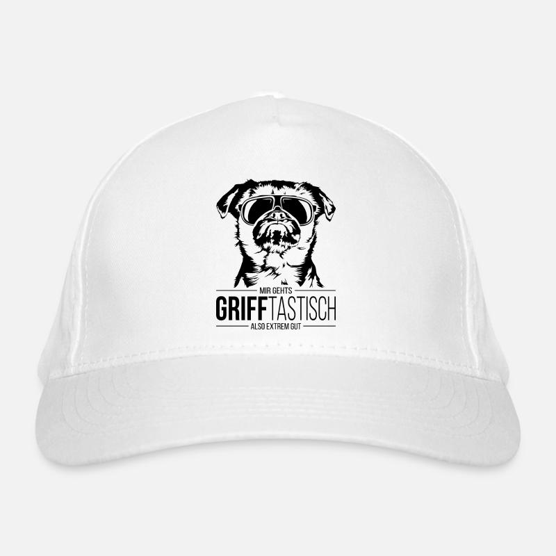 GRIFFTASTISCH Belgischer Zwerggriffon Hundespruch Bio-Baseballkappe