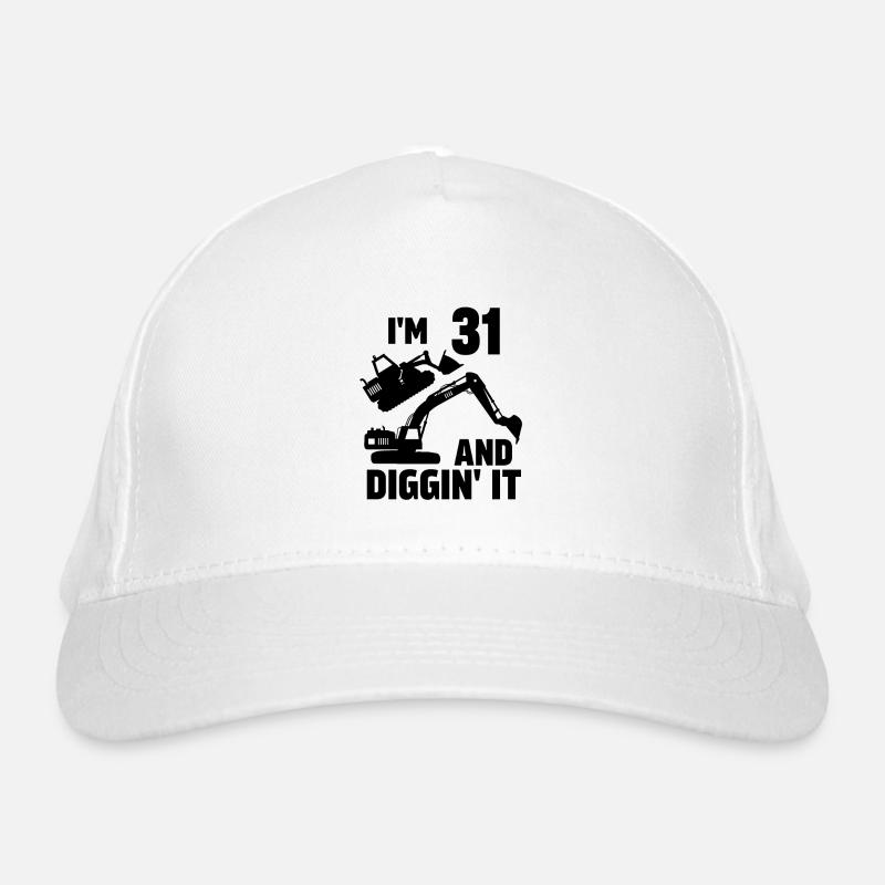 Ich bin 31 und Diggin' It Bio-Baseballkappe