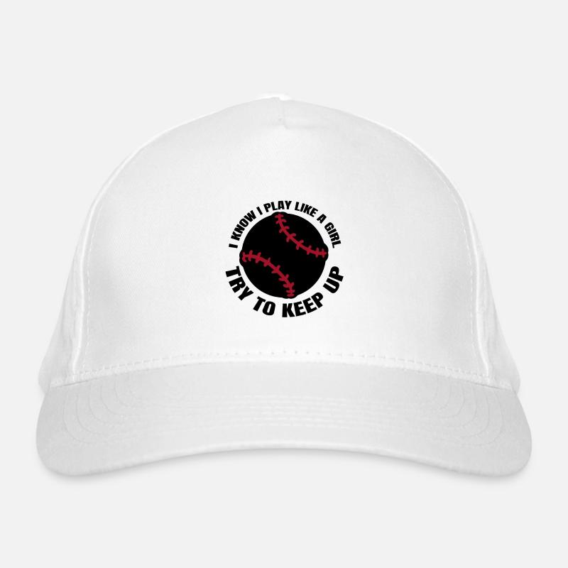 Baseball Baseball Game Baseball Lover Woman Organic Baseball Cap