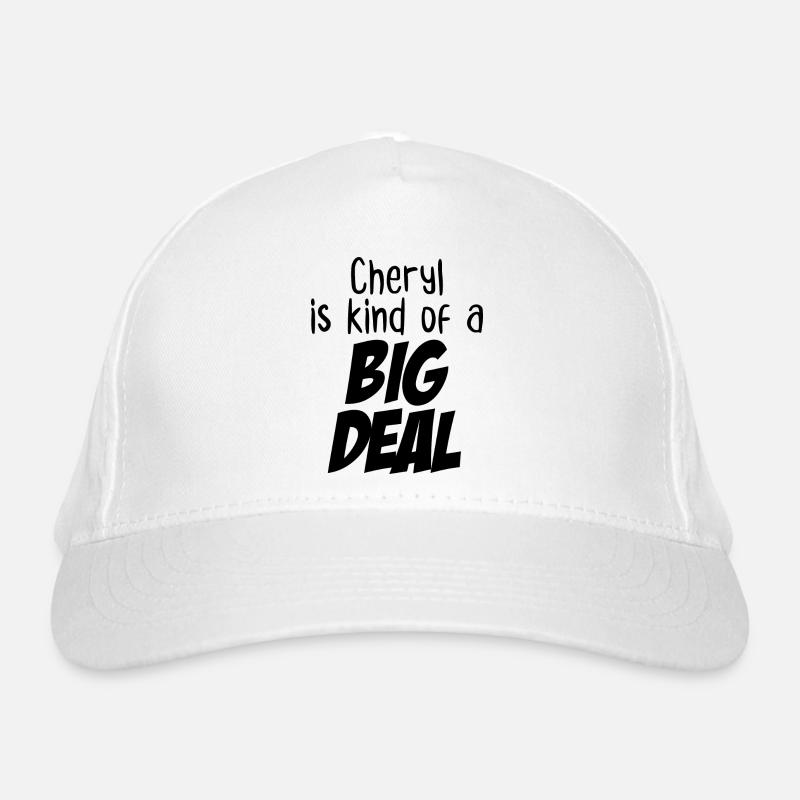 Cheryl ist eine große Sache Bio-Baseballkappe