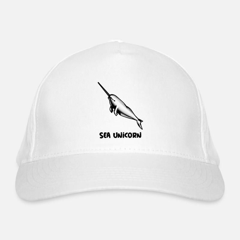 Narwhal, das Seeeinhorn Bio-Baseballkappe