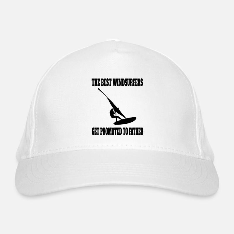 Windsurfer Vater Windsurfing Dad Surfen Kitesurfer Bio-Baseballkappe