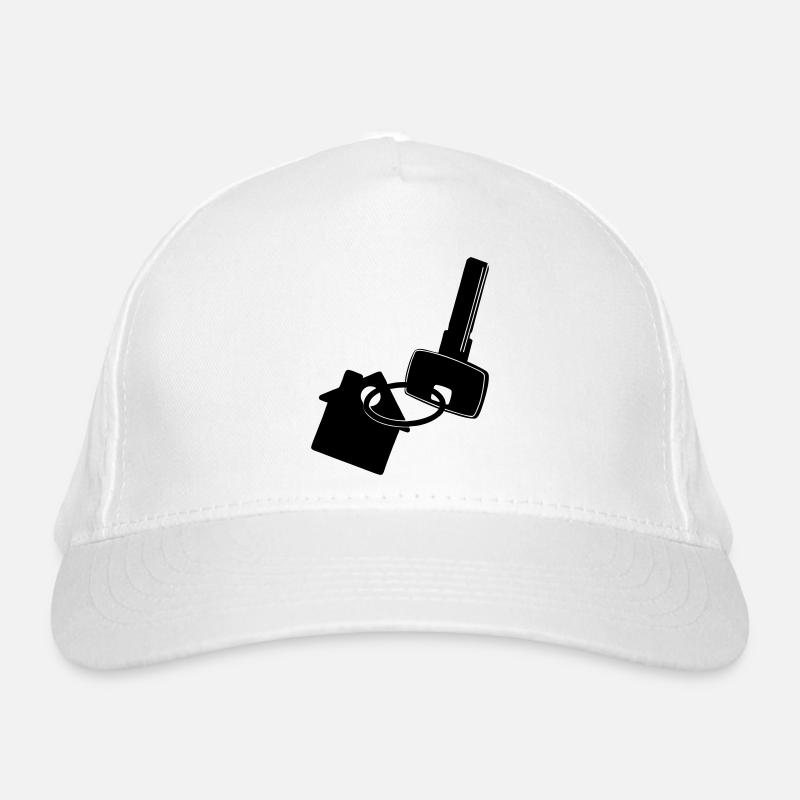 Clé avec clé de maison pour faire sonner le logo Casquette classique bio