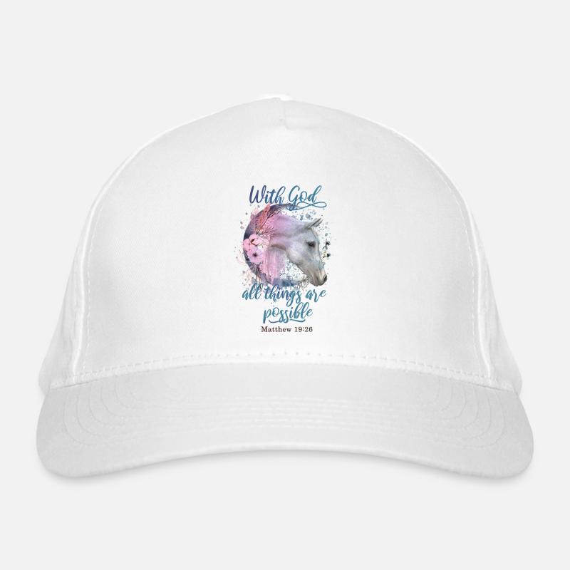 Christian Cite des chevaux Casquette classique bio