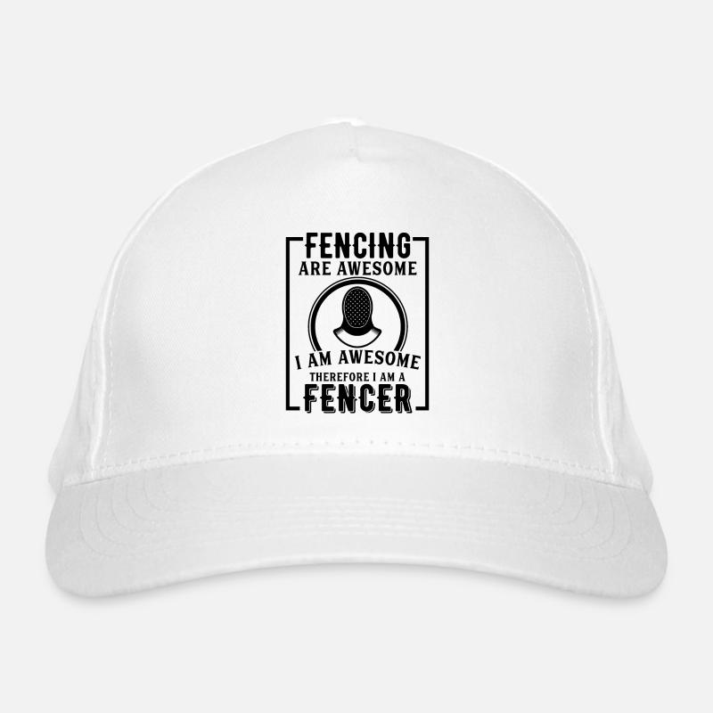 L’escrime est un jeu d’épée impressionnant Casquette classique bio