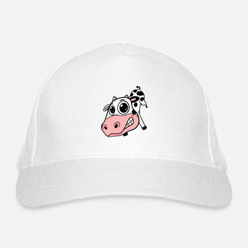 Cow big face - cow head Organic Baseball Cap