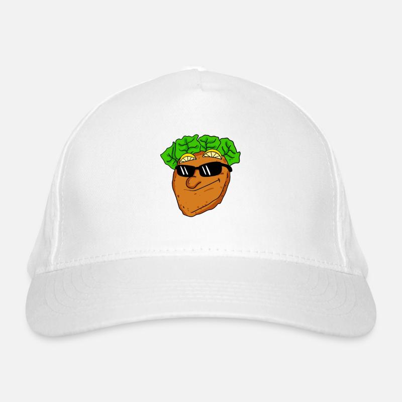 Schnitzel cool avec lunettes de soleil Casquette classique bio