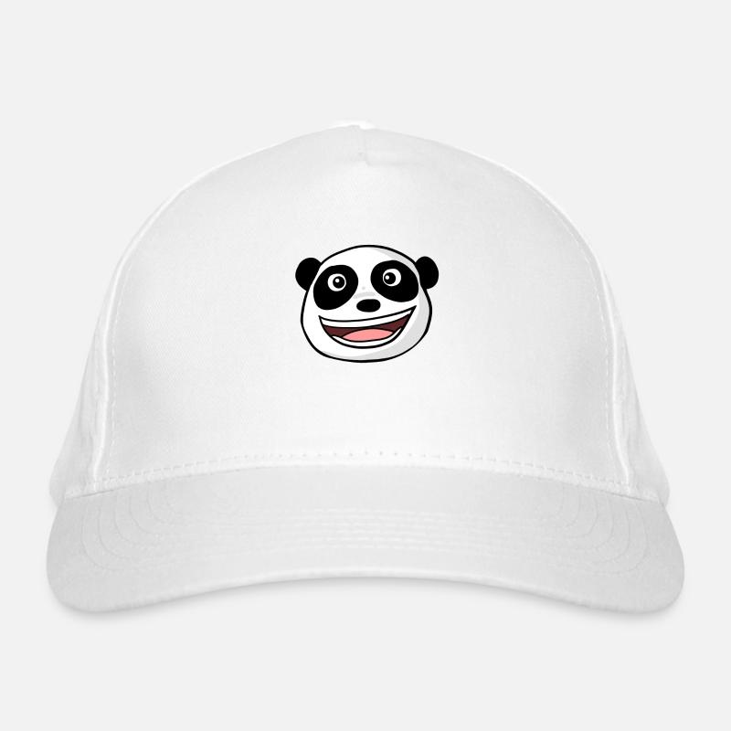 Panda Kopf Bio-Baseballkappe