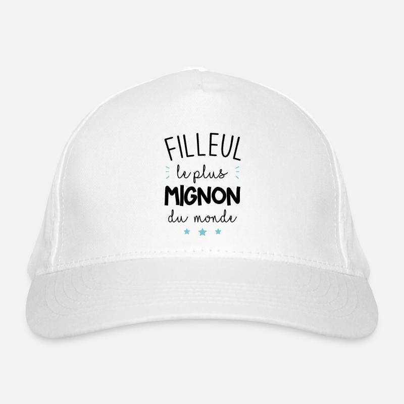 Filleul le plus mignon du monde Casquette classique bio