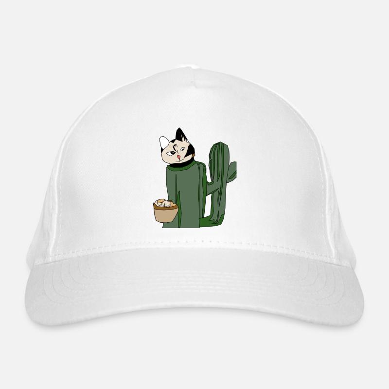 Cat Making Biscuits Christmas Funny Organic Baseball Cap