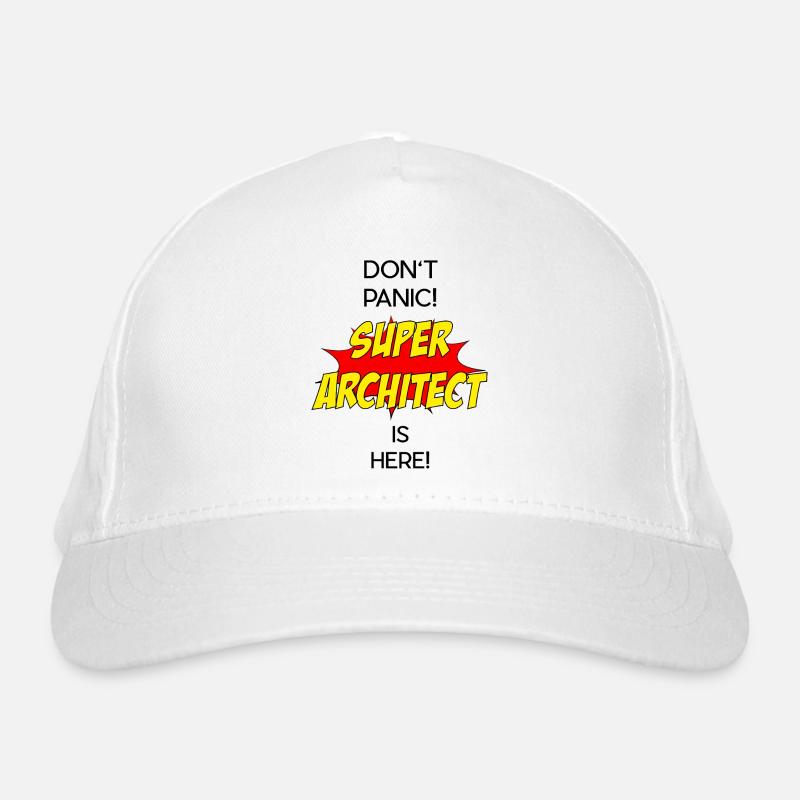 Super Architect / Super Achitekt Bio-Baseballkappe