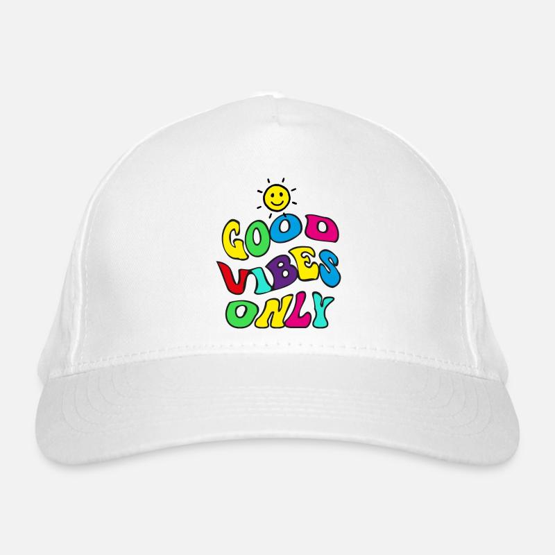 Good Vibes Only Organic Baseball Cap