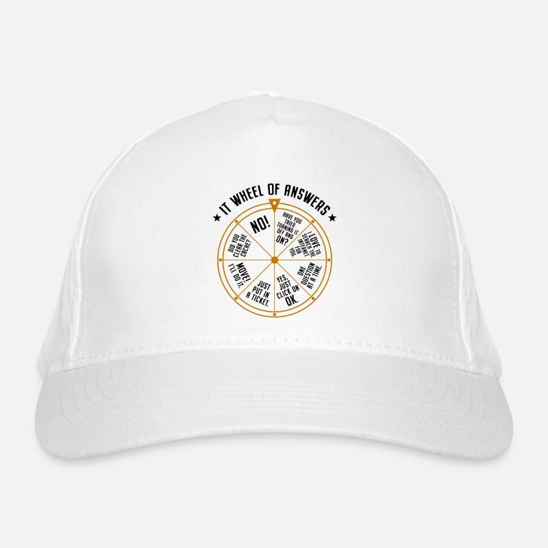 Support informatique Roue de la fortune Service Desk IT Helpdesk Nerd Casquette classique bio