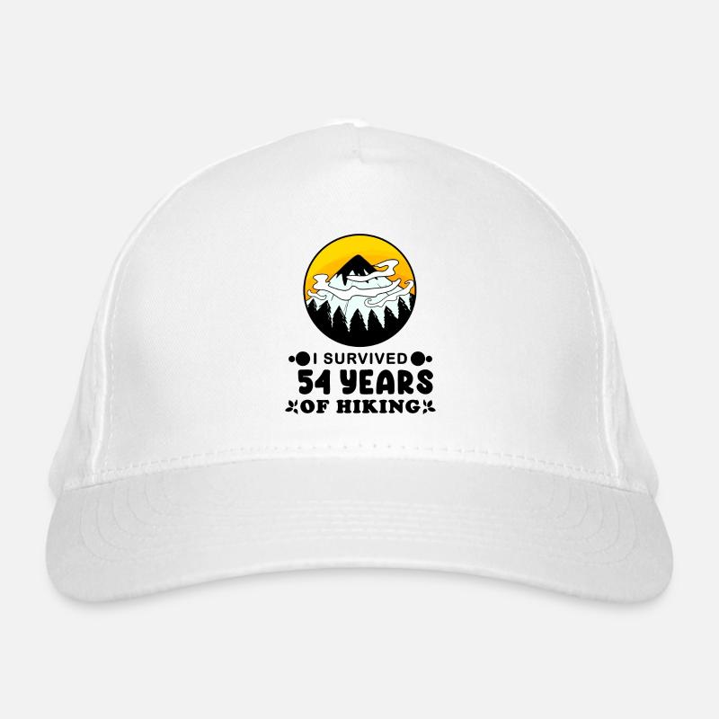Randonneur 54e anniversaire 54 ans Casquette classique bio