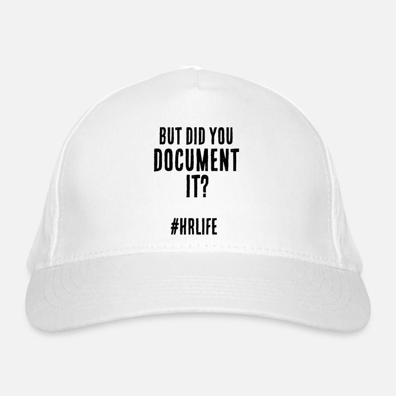 L’avez-vous documenté? Responsable RH Citation amusante Casquette classique bio
