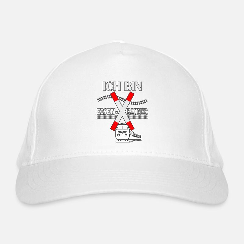 I am a railway worker model railroader Organic Baseball Cap