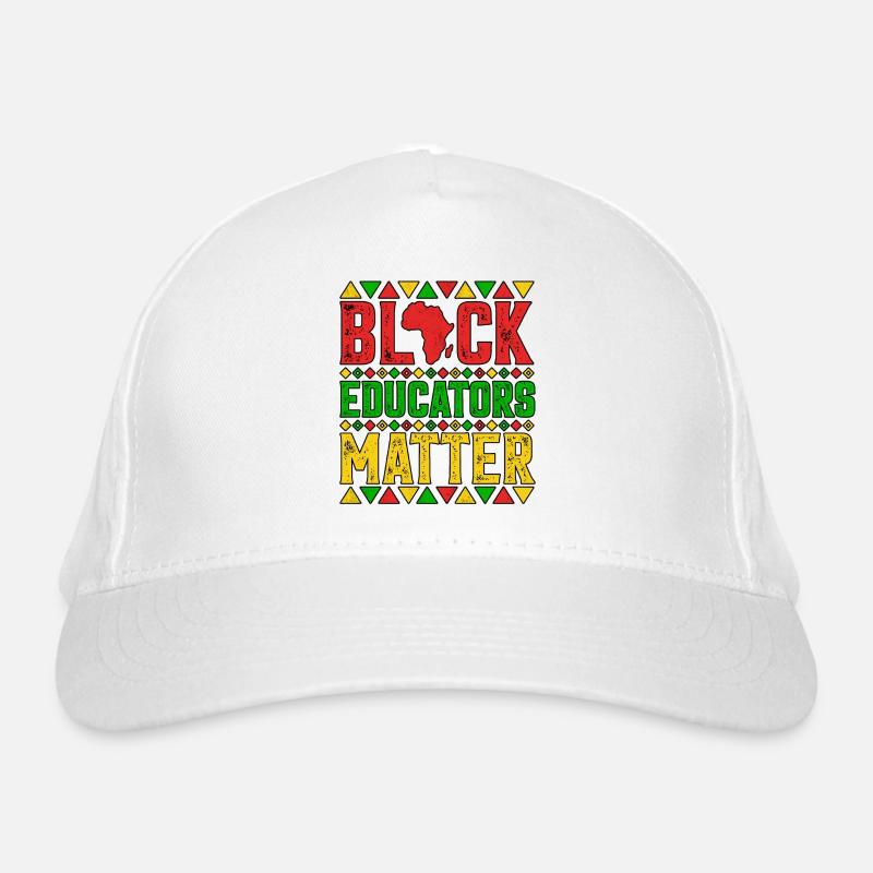Black Educators Matter Black History Month Lehrer Bio-Baseballkappe