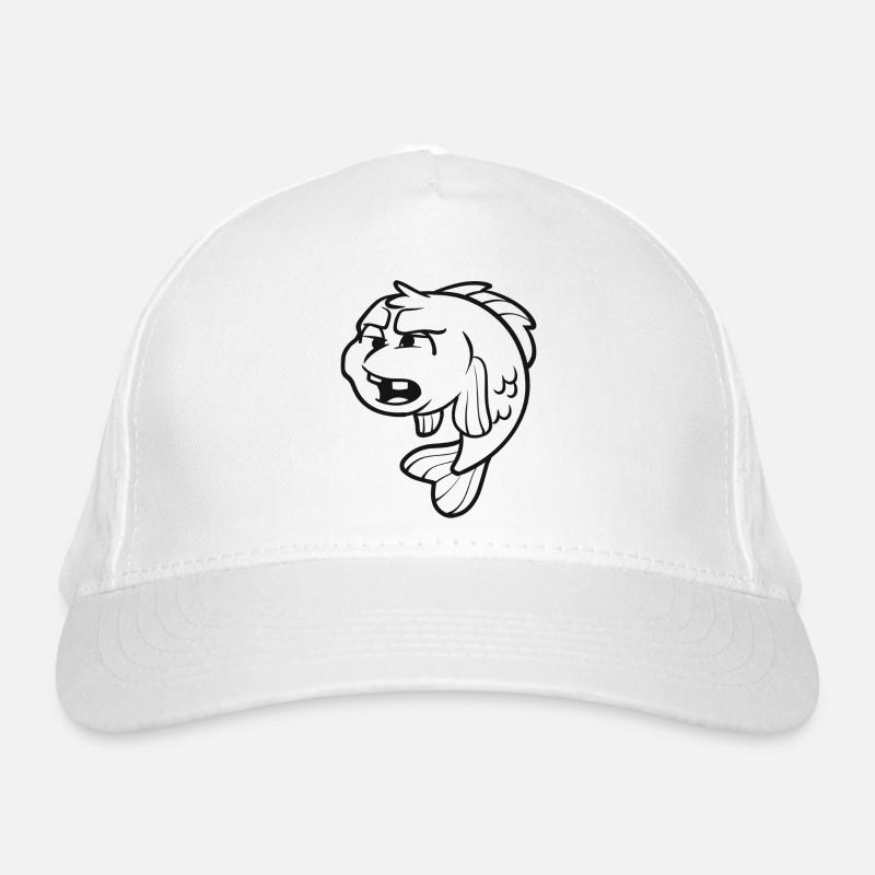 Fish - planned & grumpy Organic Baseball Cap