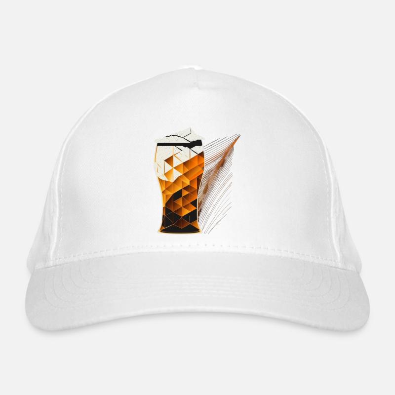 Minimalistische Bier Design Bio-Baseballkappe