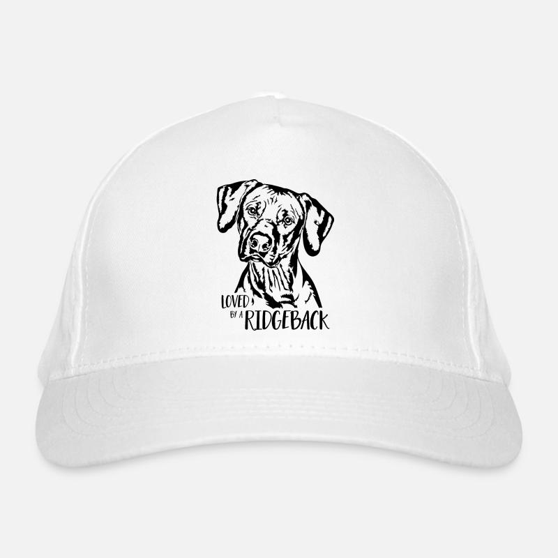 Loved by a Ridgeback Dogs Rhodesian Ridgeback Organic Baseball Cap