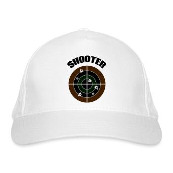 fadenkreuz shooter - Bio-Baseballkappe - Weiß - Vorne