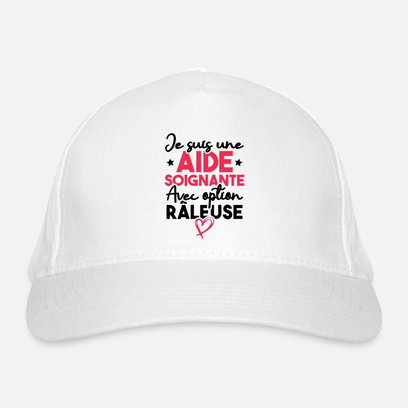 Je suis une aide-soignante avec option râleuse Casquette classique bio