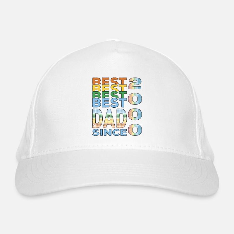 Bester Papa der Welt seit 2000 Vatertag Bio-Baseballkappe